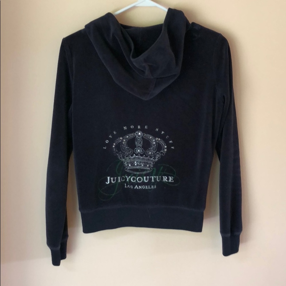 Juicy Couture | Navy Velvet Sweater